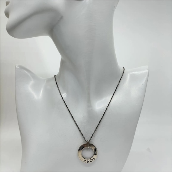 💎Tiffany & Co 1837 Circle Pendant Necklace - Picture 6 of 10